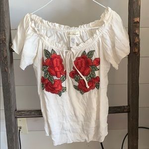 Embroidered Top